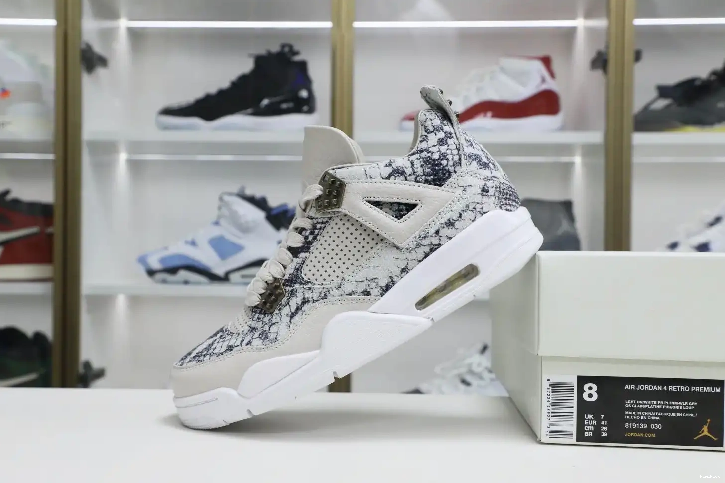 Jordan 4 snakeskin Air Jordan retro Kimikick 0620